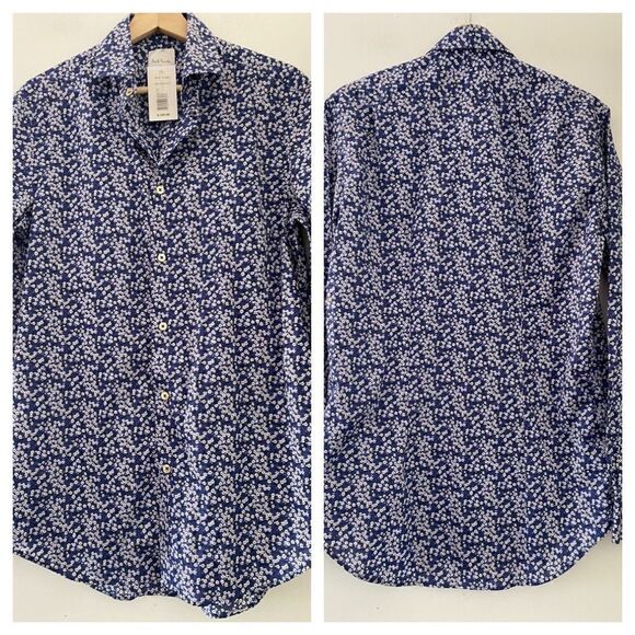Paul Smith Men Blue Floral Shirt